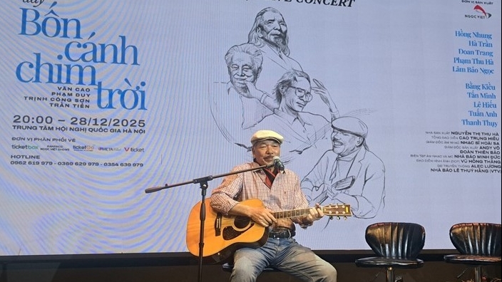 Đêm nhạc tôn vinh bốn tượng đài âm nhạc Việt