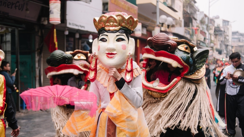 Trải nghiệm Tết xưa giữa không gian phố cổ Hà Nội