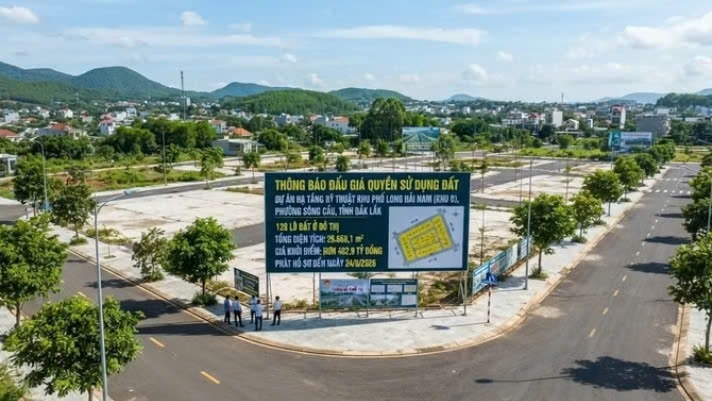 Đắk Lắk đấu giá quyền sử dụng 128 lô đất tại Khu phố Long Hải Nam