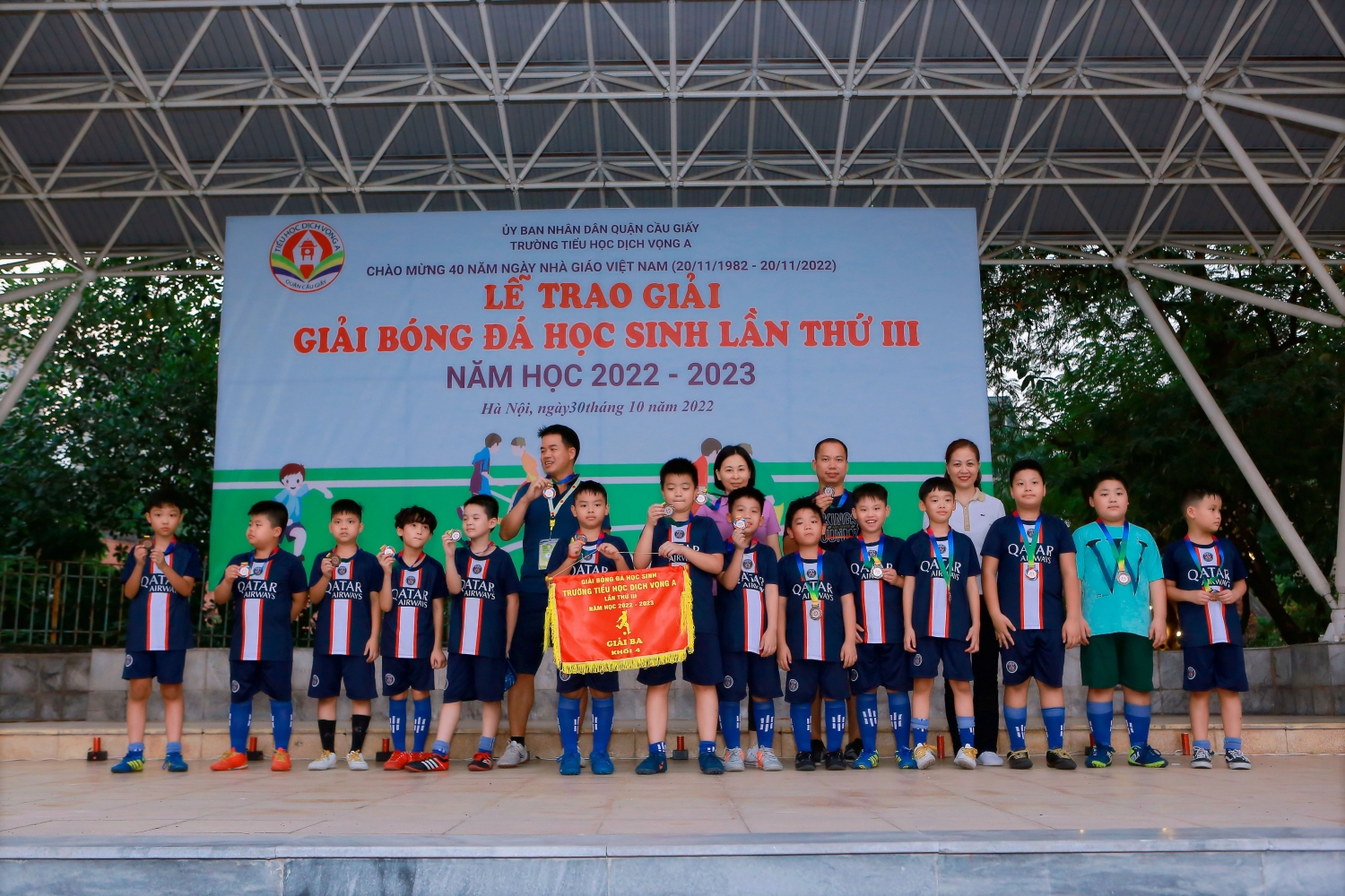 Trường Tiểu học Dịch Vọng A tổ chức thành công “Giải bóng đá học sinh lần thứ III năm học 2022-2023” Trường Tiểu học Dịch Vọng A tổ chức thành công “Giải bóng đá học sinh lần thứ III năm học 2022-2023”