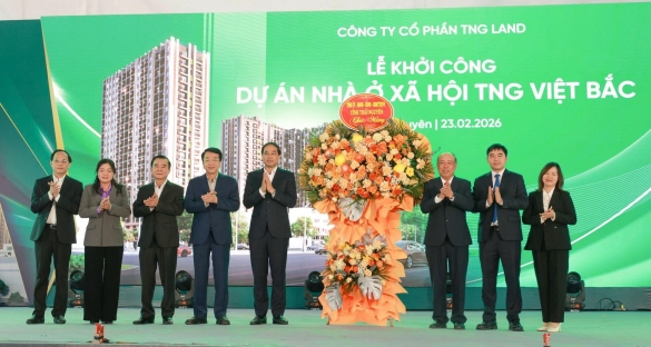 Khởi công dự án nhà ở xã hội hơn 1.200 tỷ tại Thái Nguyên