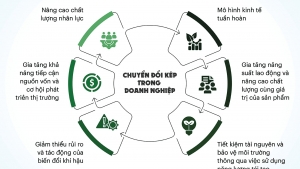 Khơi thông “lực đẩy” doanh nghiệp chuyển đổi kép