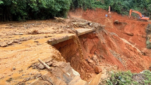 Nhiều gói thầu khắc phục sạt lở “chốt” xong nhà thầu