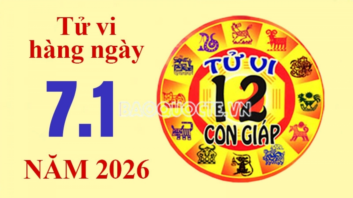 Tử vi hôm nay, xem tử vi 12 con giáp hôm nay ngày 7/1/2026: Tuổi Tý mở rộng kinh doanh
