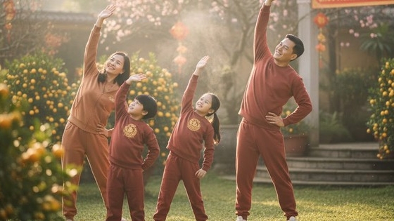 Bí quyết để cả gia đình khỏe đẹp trong kỳ nghỉ Tết
