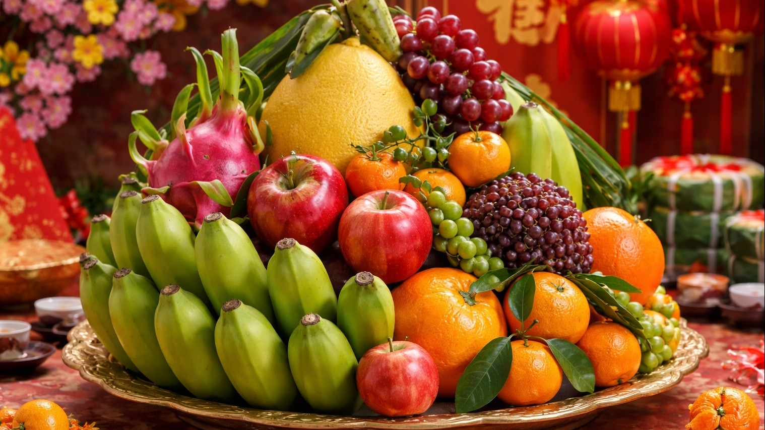 Mâm ngũ quả ngày Tết: Lợi ích sức khỏe nhìn từ y học cổ truyền và hiện đại