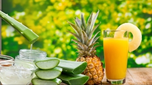 Cách làm sinh tố giảm cân từ nha đam