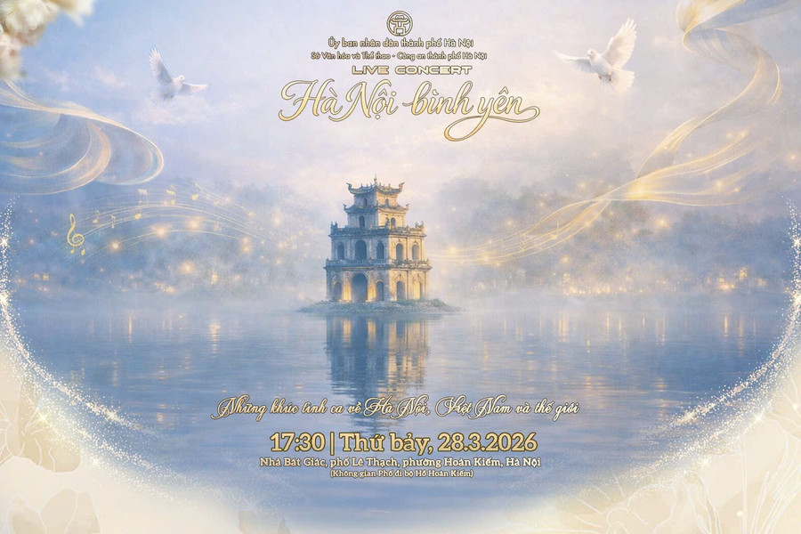 Live concert ‘Hà Nội bình yên’ tổ chức miễn phí ở phố đi bộ Live concert ‘Hà Nội bình yên’ tổ chức miễn phí ở phố đi bộ