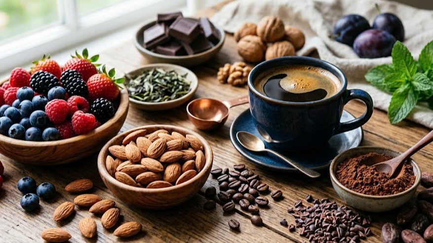 7 loại thực phẩm và đồ uống giàu chất chống oxy hóa hơn trà xanh