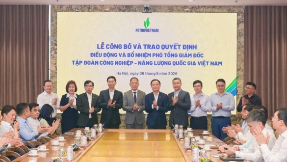 Đồng chí Cao Hoài Dương được bổ nhiệm giữ chức Phó Tổng Giám đốc Petrovietnam