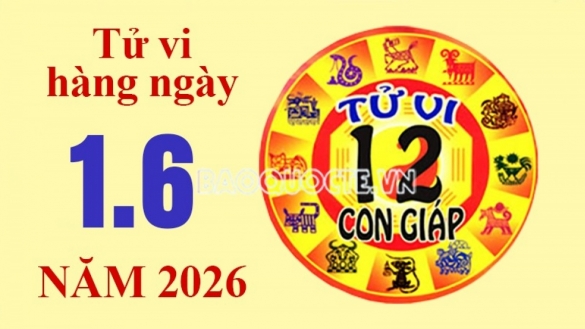 Tử vi hôm nay, xem tử vi 12 con giáp hôm nay ngày 1/6/2026: Tuổi Sửu tình duyên bình yên