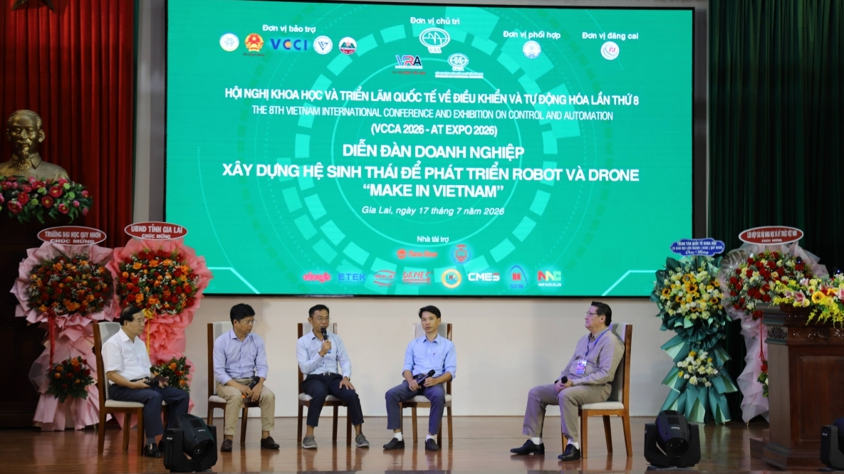 VCCA 2026: Muốn có robot “Made by Vietnam”, phải bắt đầu từ hệ sinh thái vững chắc