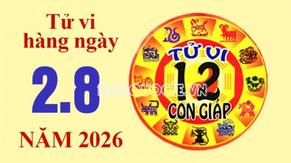Tử vi hôm nay, xem tử vi 12 con giáp hôm nay ngày 2/8/2026: Tuổi Thân tình cảm không thuận
