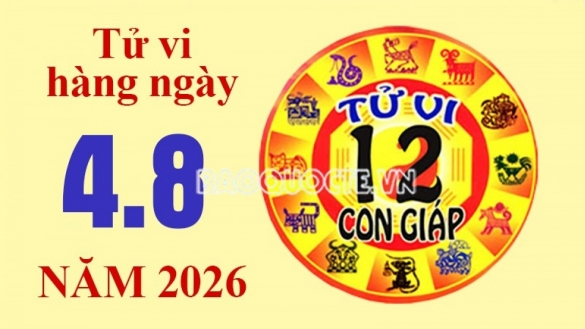 Tử vi hôm nay, xem tử vi 12 con giáp hôm nay ngày 4/8/2026: Tuổi Tuất khởi nghiệp thuận lợi