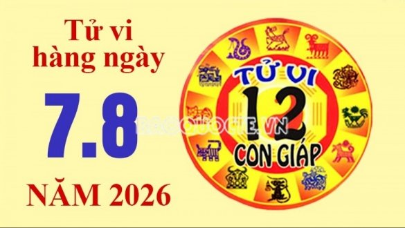 Tử vi hôm nay, xem tử vi 12 con giáp hôm nay ngày 7/8/2026: Tuổi Thân làm việc chăm chỉ