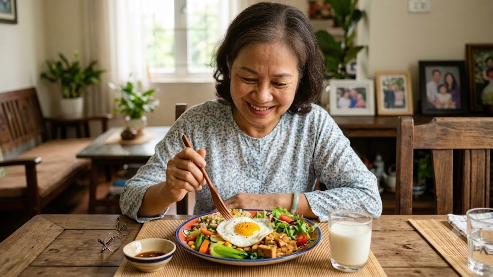 Sau tuổi 60 có nên ăn chay không?