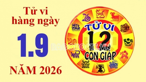Tử vi hôm nay, xem tử vi 12 con giáp hôm nay ngày 1/9/2026: Tuổi Mùi thu nhập ổn định