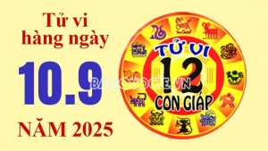 Tử vi hôm nay, xem tử vi 12 con giáp hôm nay ngày 10/9/2025: Tuổi Dậu sự nghiệp khởi sắc