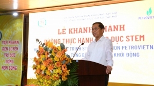 Hà Nội: Khánh thành phòng thực hành giáo dục STEM tại Trường THCS Tây Mỗ