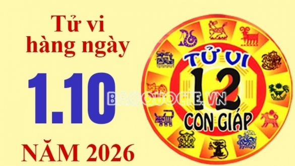 Tử vi hôm nay, xem tử vi 12 con giáp hôm nay ngày 1/10/2026: Tuổi Thân thi cử may mắn