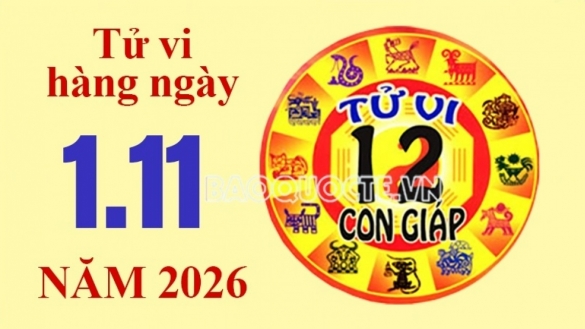 Tử vi hôm nay, xem tử vi 12 con giáp hôm nay ngày 1/11/2026: Tuổi Tỵ gia đạo ôn hòa