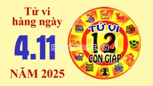 Tử vi hôm nay, xem tử vi 12 con giáp hôm nay ngày 4/11/2025: Tuổi Thìn kiếm được nhiều tiền